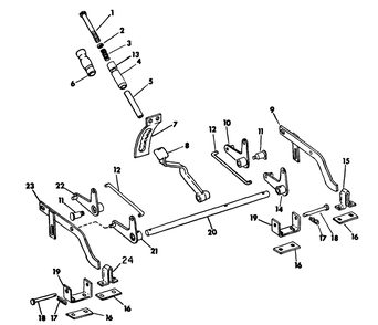 Part Location Diagram of IH-117312-C1 Cub Cadet Channel, Rear Guide Rh